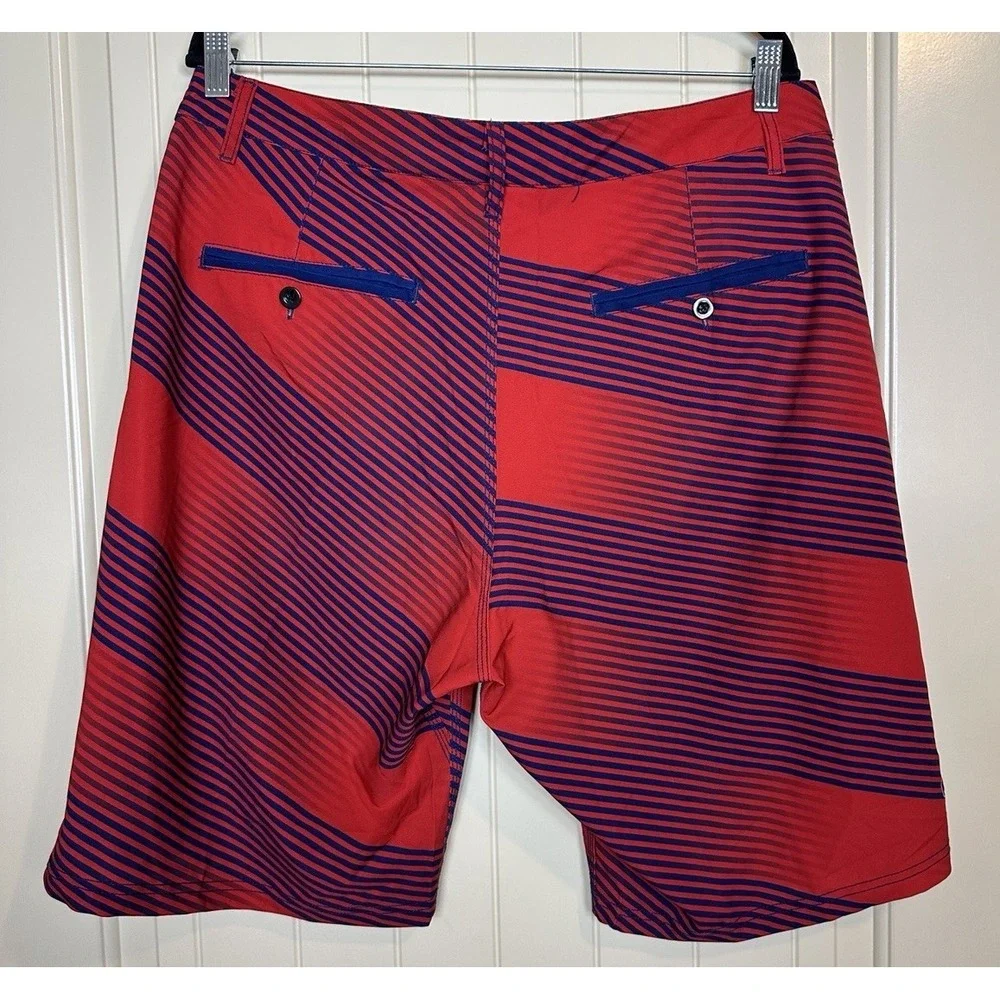 St Louis Cardinals Shorts Mens red blue stretch chino shorts sz‎ 36 GUC